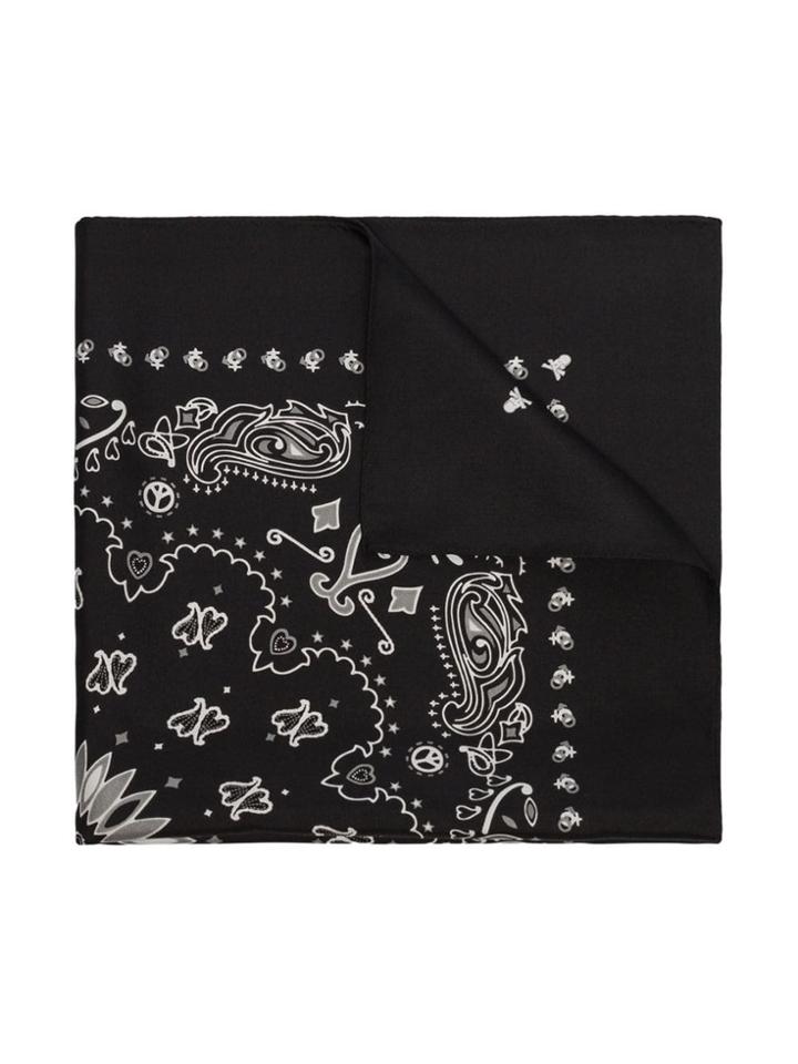 Mastermind Japan Bandana Print Scarf - Black