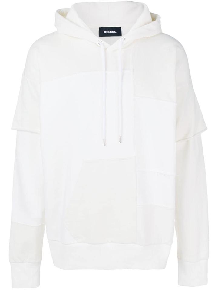 Diesel Hooded Sweater - White