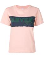 Carven Logo Panel T-shirt - Pink