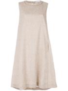 Fabiana Filippi Sleeveless Shift Dress - Brown