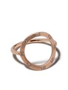 Brooke Gregson 14kt Rose Gold Diamond Open Circle Ring