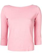 Roberto Collina Fitted Sweater - Pink