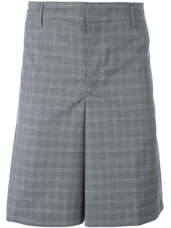 Golden Goose Deluxe Brand Prince Of Wales Check Shorts, Men's, Size: Medium, Grey, Cupro/virgin Wool