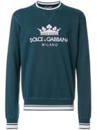 Dolce & Gabbana Crown Logo Sweatshirt - Blue