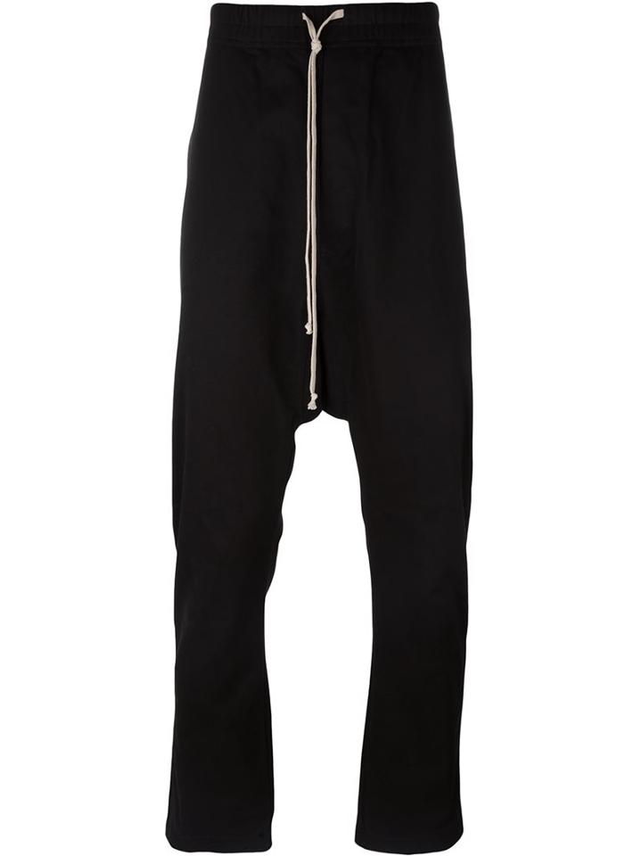 Rick Owens Drkshdw Drawstring Drop-crotch Trousers