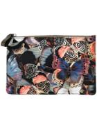 Valentino 'jamaica Butterflies' Clutch, Men's, Acrylic/polyamide