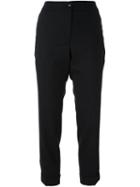 Etro Cropped Trousers, Women's, Size: 46, Grey, Spandex/elastane/wool