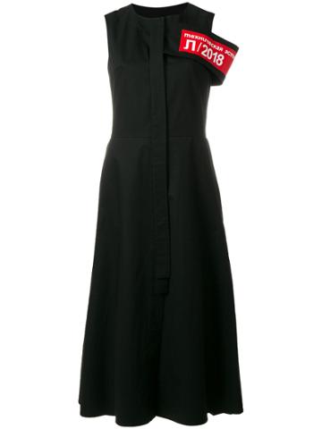 Yulia Yefimtchuk Strap Detail Shirt Dress - Black
