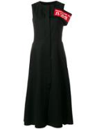 Yulia Yefimtchuk Strap Detail Shirt Dress - Black