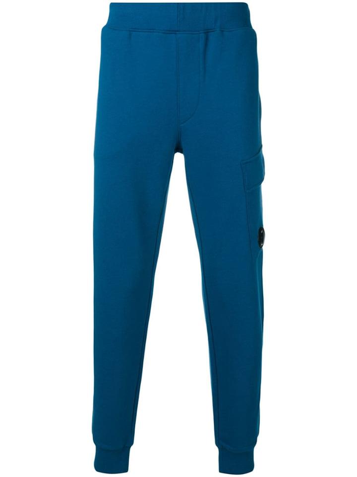 Cp Company Lens Track Pants - Blue