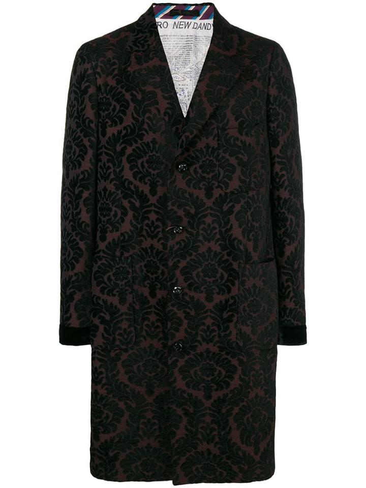 Etro Single-breasted Coat - Black