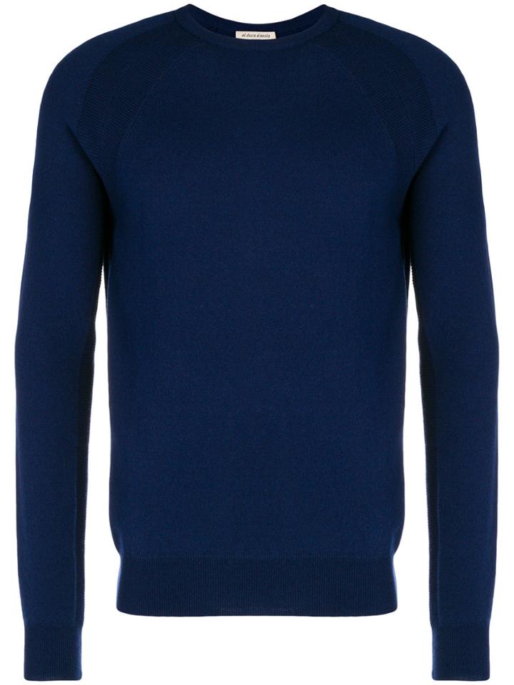 Al Duca D'aosta 1902 Lightweight Crew Neck Sweater - Blue