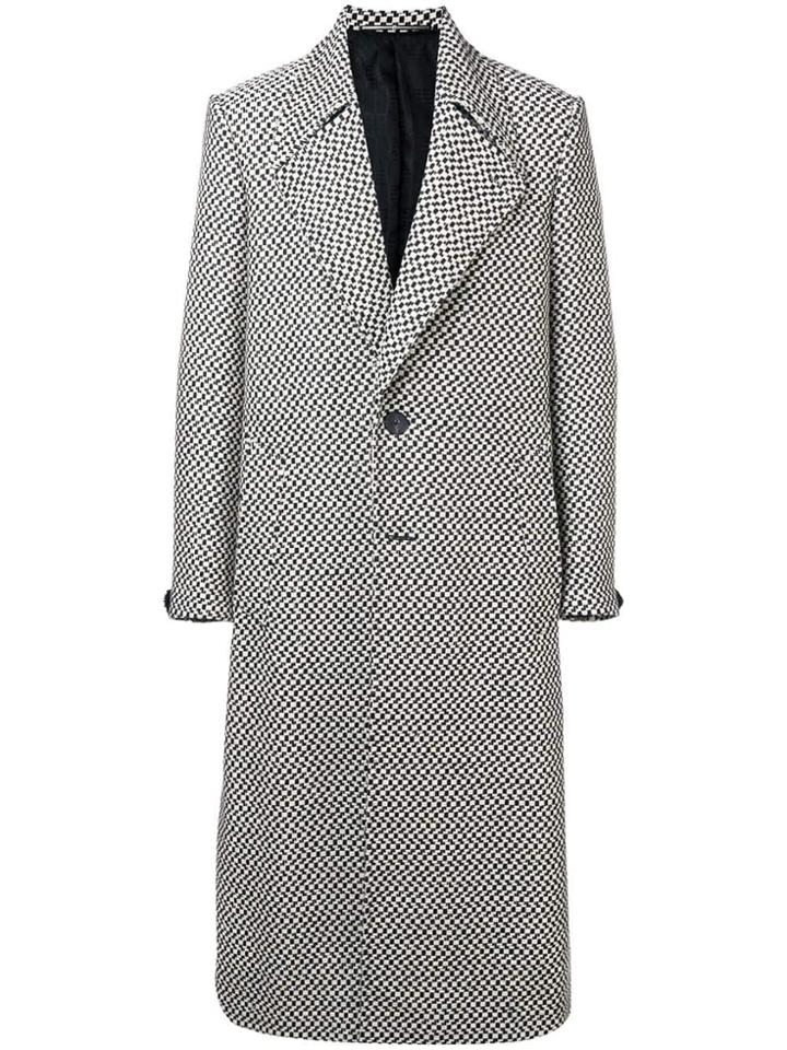 Givenchy Long Single Breasted Coat - Black