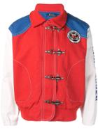 Polo Ralph Lauren Colour-block Bomber Jacket - Orange