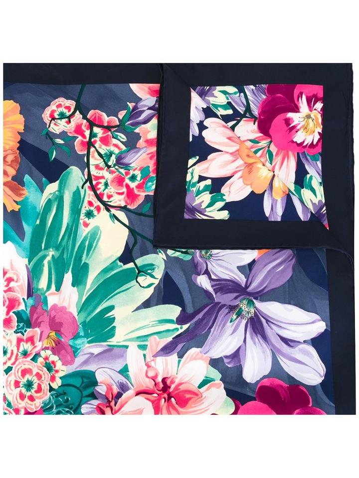 Salvatore Ferragamo New Floral Print Scarf, Women's, Silk