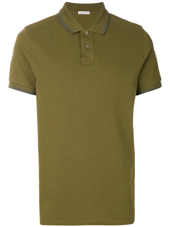 Moncler Classic Polo Top - Green