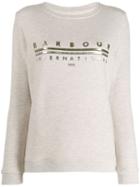 Barbour Logo Print T-shirt - Neutrals
