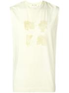 Alix Graphic Print Tank Top - Yellow