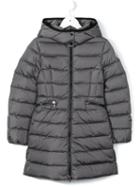 Moncler Kids 'charpal' Padded Coat, Girl's, Size: 12 Yrs, Grey