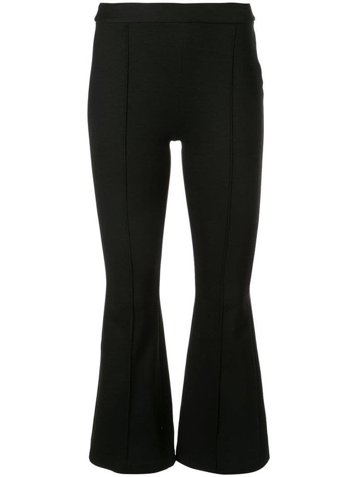 Rosetta Getty Crop Flared Trousers - Black