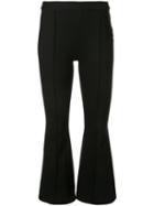 Rosetta Getty Crop Flared Trousers - Black