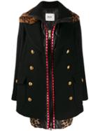 Bazar Deluxe Double Buttoned Coat - Black