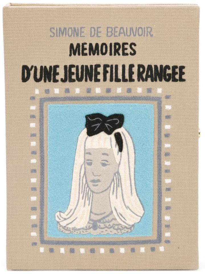 Olympia Le-tan 'memoires D'une Jeune Fille Rangee' Book Clutch