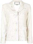 Alexis Sequin Embellished Jacket - Neutrals