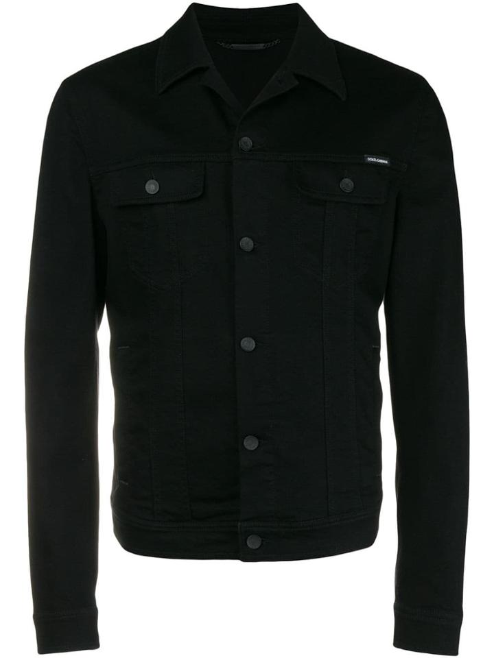 Dolce & Gabbana Classic Denim Jacket - Black