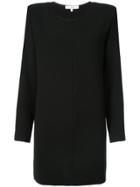 Iro Zip Front Shift Dress - Black