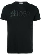 Moncler Printed Short Sleeve T-shirt, Men's, Size: Small, Black, Cotton