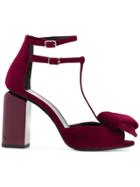 Pierre Hardy Ankle Length Pumps - Red