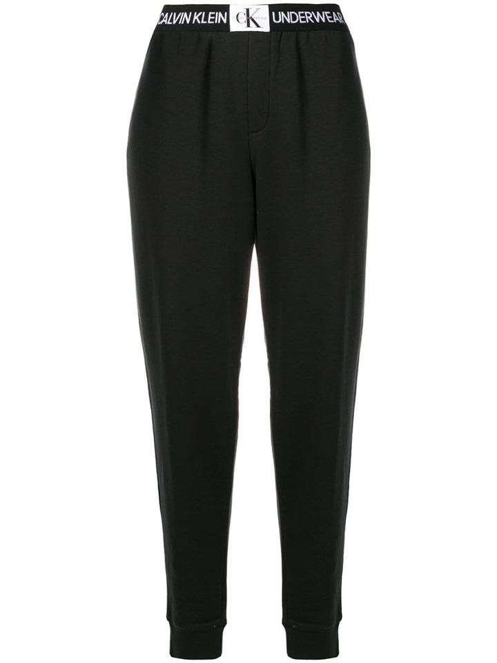 Calvin Klein Underwear Logo Band Track Pants - Black