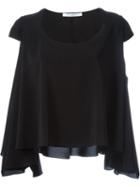 Givenchy Draped Cut-out Blouse