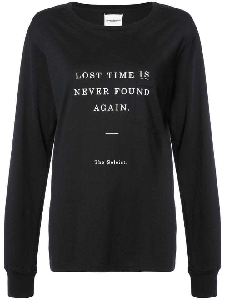 Takahiromiyashita The Soloist Lost Time Is Never Found Again Sweater -
