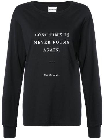 Takahiromiyashita The Soloist Lost Time Is Never Found Again Sweater -