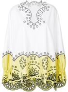 Emilio Pucci Crocheted Design Blouse - White