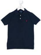Ralph Lauren Kids - Embroidered Logo Polo Shirt - Kids - Cotton - 3 Yrs, Blue