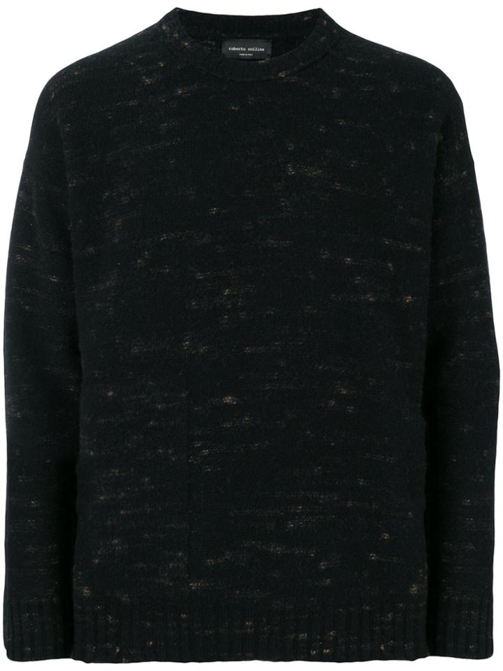 Roberto Collina Classic Knitted Sweater - Black