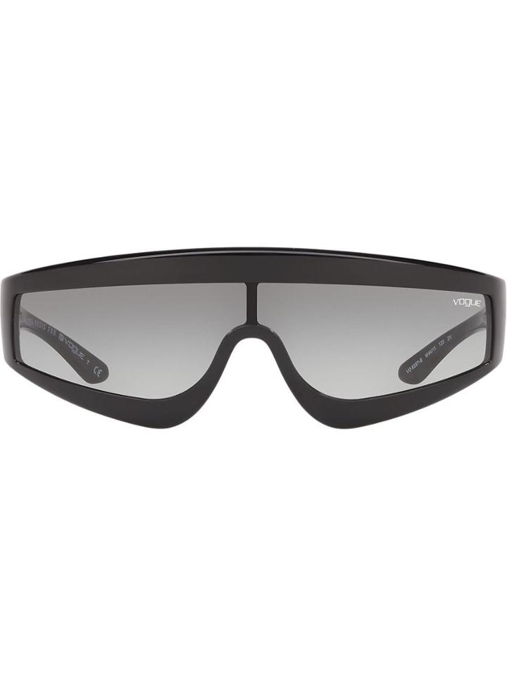 Vogue Eyewear Zoom-in Visor Sunglasses - Black