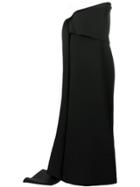 Ports 1961 Strapless Two-tone Dress - Black
