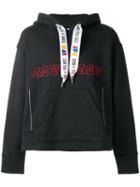 Reebok By Pyer Moss Slogan Hooded Sweatshirt - Black