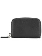 Prada Saffiano Zip-around Wallet - Black