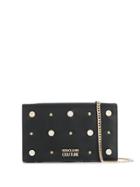 Versace Jeans Couture Embellished Crossbody Bag - Black