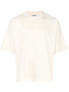 Jil Sander Half Sleeve Sweater - White