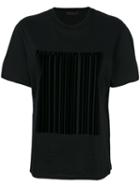 Alexander Wang - Bonded Barcode T-shirt - Women - Cotton - M, Black, Cotton