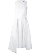 Chalayan - Layered A-line Sleeveless Dress - Women - Cotton - 38, White, Cotton