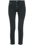 Anine Bing - High Waisted Skinny Jeans - Women - Cotton/spandex/elastane - 28, Grey, Cotton/spandex/elastane