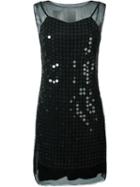 Maison Margiela Sequin Embellished Dress, Women's, Size: 44, Black, Polyamide/viscose/polyester