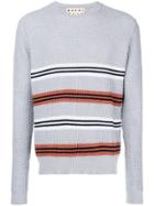 Marni Striped Jumper - Grey